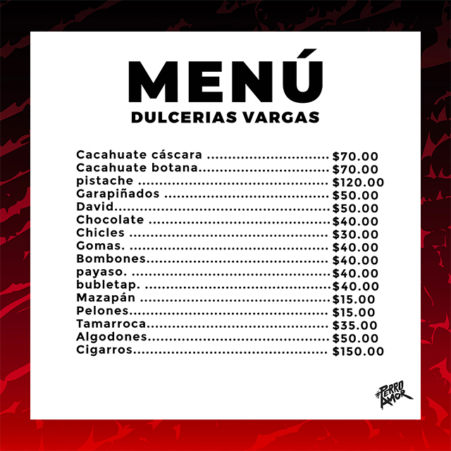 Men&uacute; Snack Zone